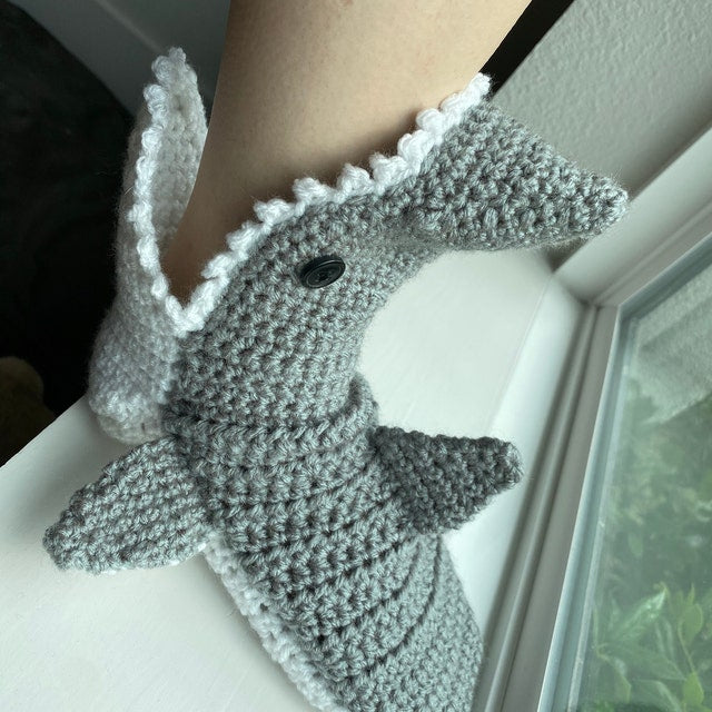 Shark Socks Crochet Pattern - Crochetifies™