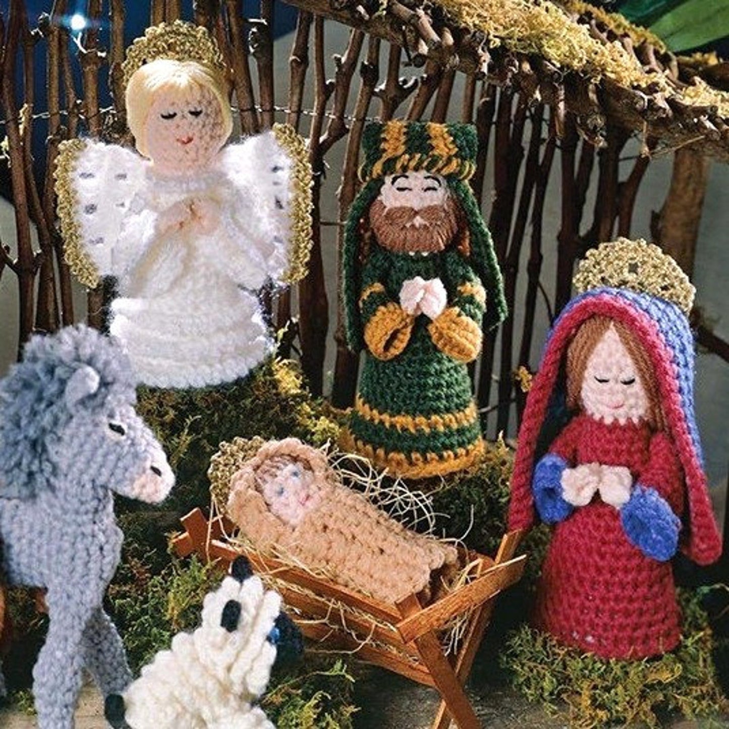 Christmas Nativity Scene Creche Angel Donkey Camel Crochet Pattern - Crochetifies™