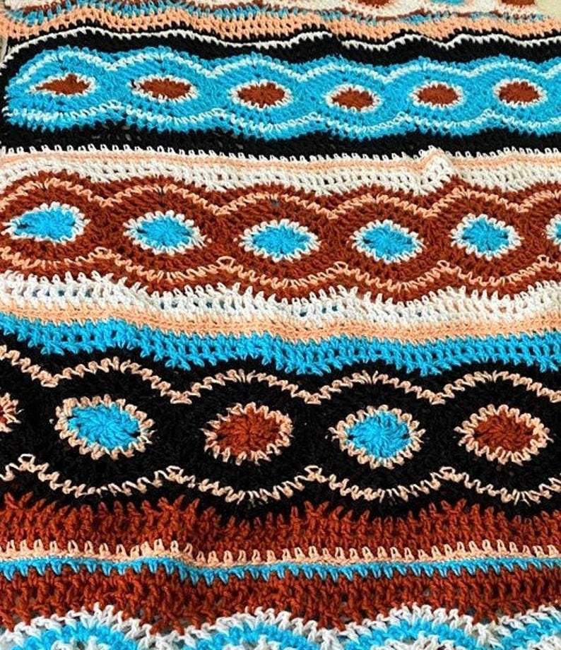 Navajo Afghan Crochet Pattern - Crochetifies™