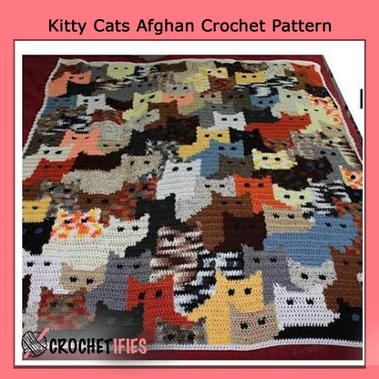 Kitty Cats Afghan Crochet Pattern - Crochetifies™