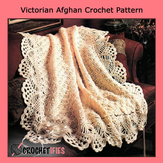 Victorian Afghan Crochet Pattern - Crochetifies™