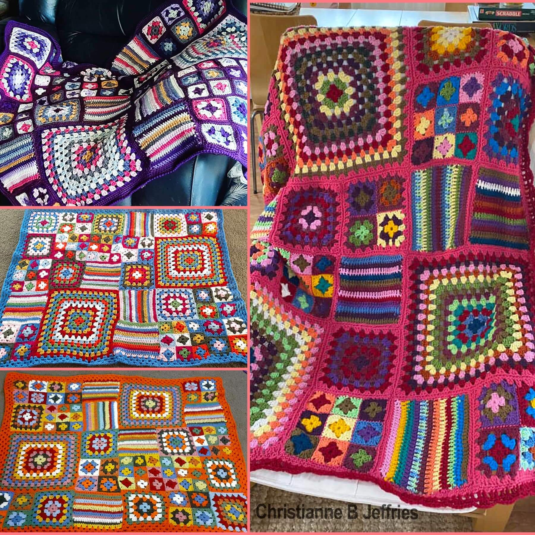 Granny Square Afghan Crochet Pattern - Crochetifies™