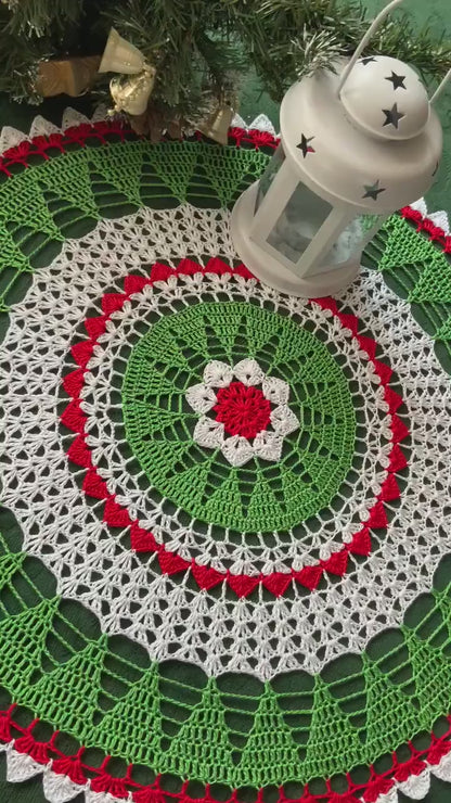 Christmas Doily Crochet Pattern