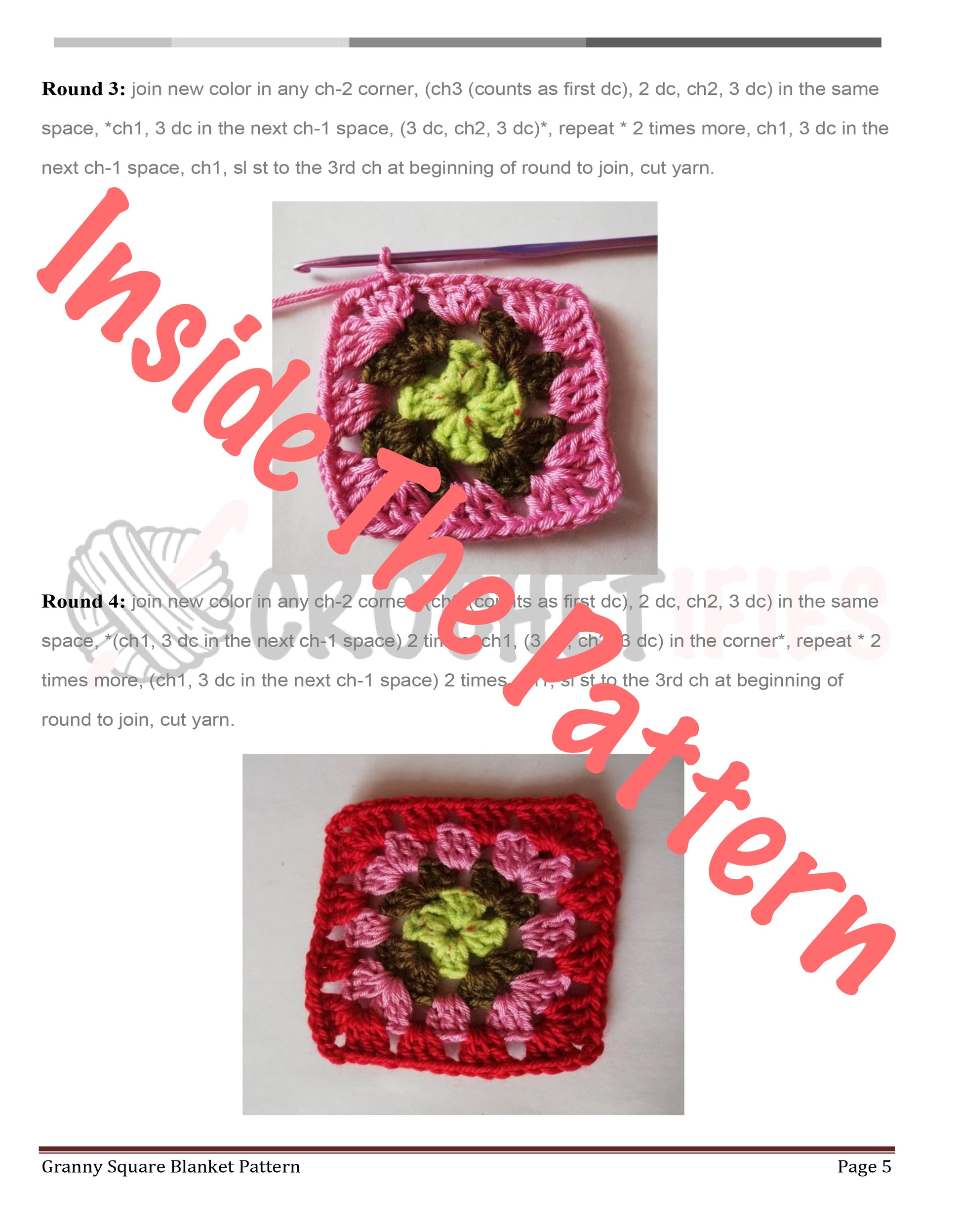 Granny Square Afghan Crochet Pattern - Crochetifies™
