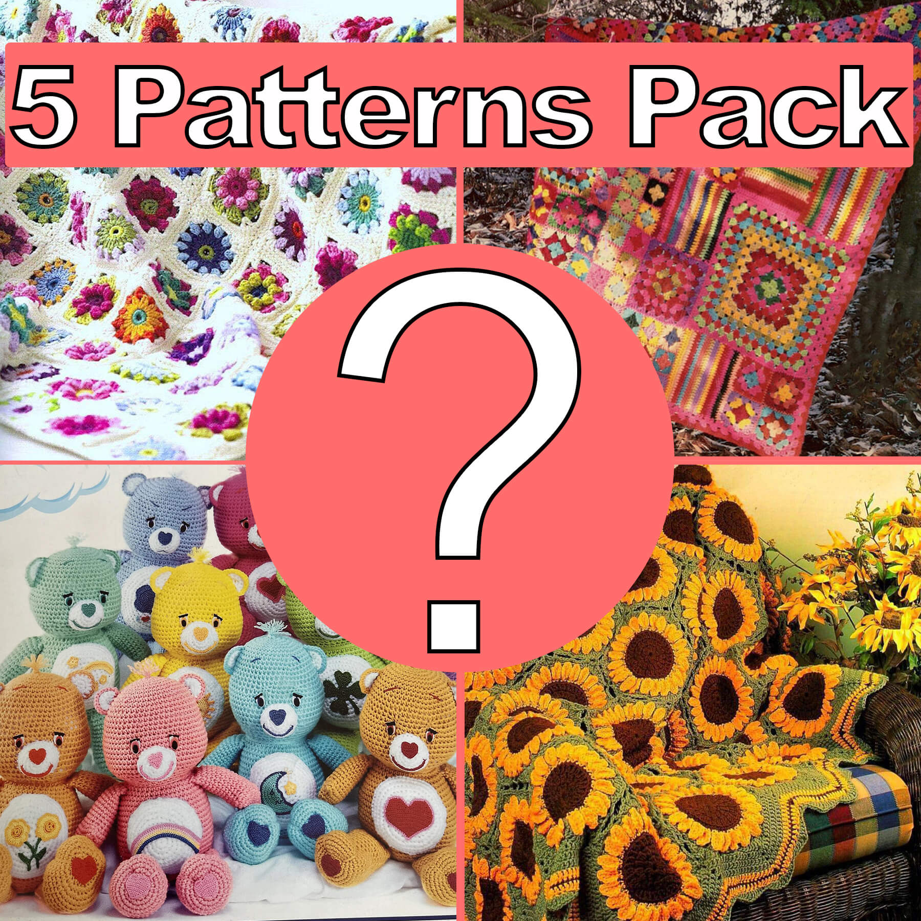 Choose any 5 Patterns - Crochetifies™