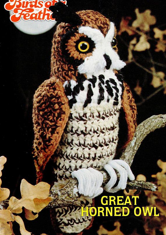Great Horned Owl Crochet Pattern - Crochetifies™