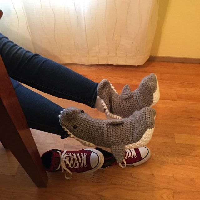 Shark Socks Crochet Pattern - Crochetifies™