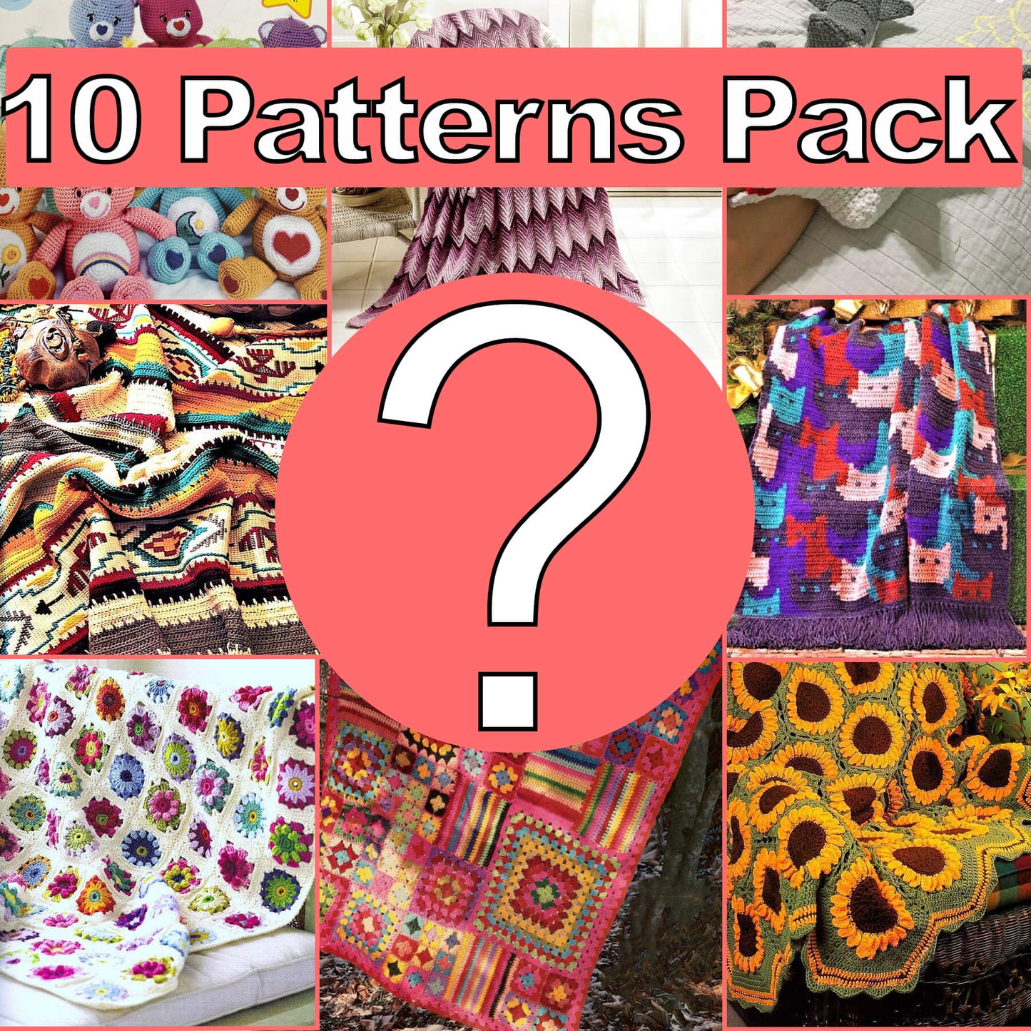 Choose any 10 Patterns - Crochetifies™