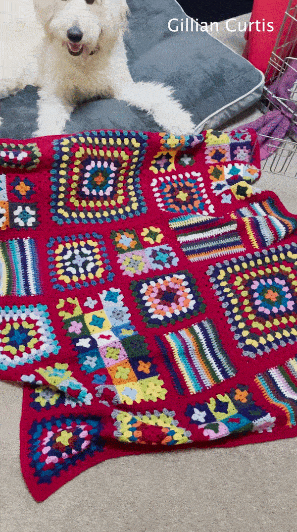 Granny Square Afghan Crochet Pattern - Crochetifies™