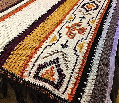 Indian Afghan Crochet Pattern - Crochetifies™