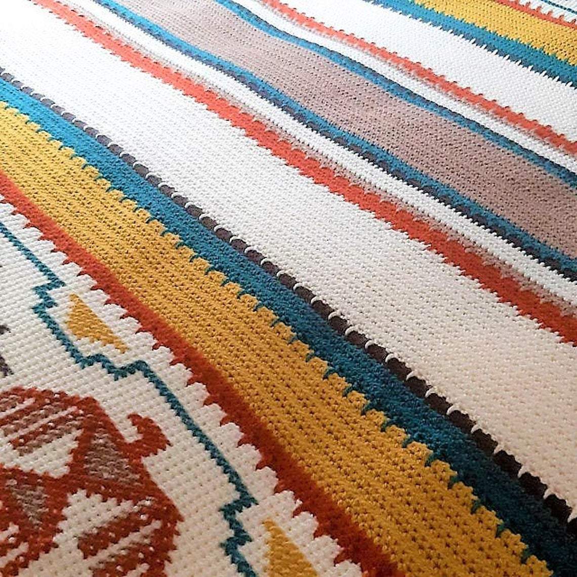 Indian Afghan Crochet Pattern - Crochetifies™