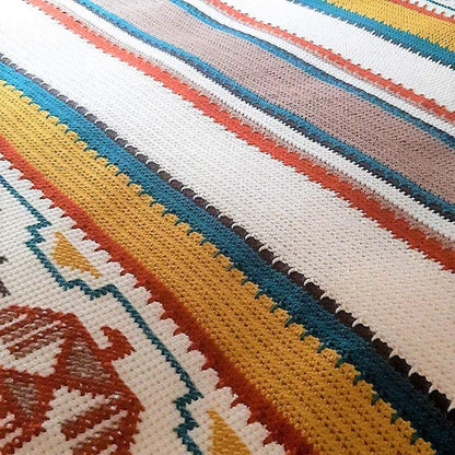 Indian Afghan Crochet Pattern - Crochetifies™