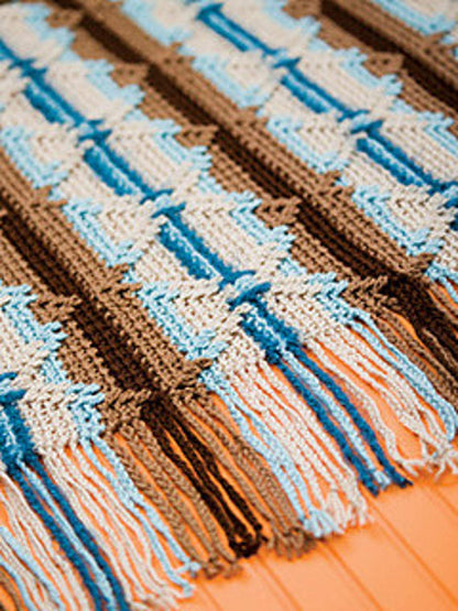 Navajo Indian Afghan Crochet Pattern - Crochetifies™