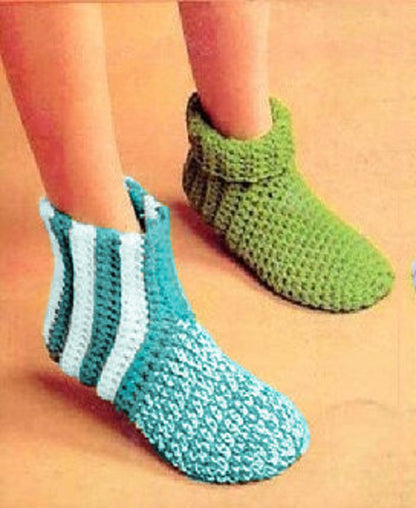 Quick Family Slipper Socks Crochet Pattern - Crochetifies™
