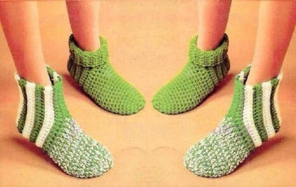 Quick Family Slipper Socks Crochet Pattern - Crochetifies™