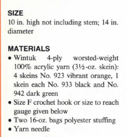 Pumpkin Crochet Pattern