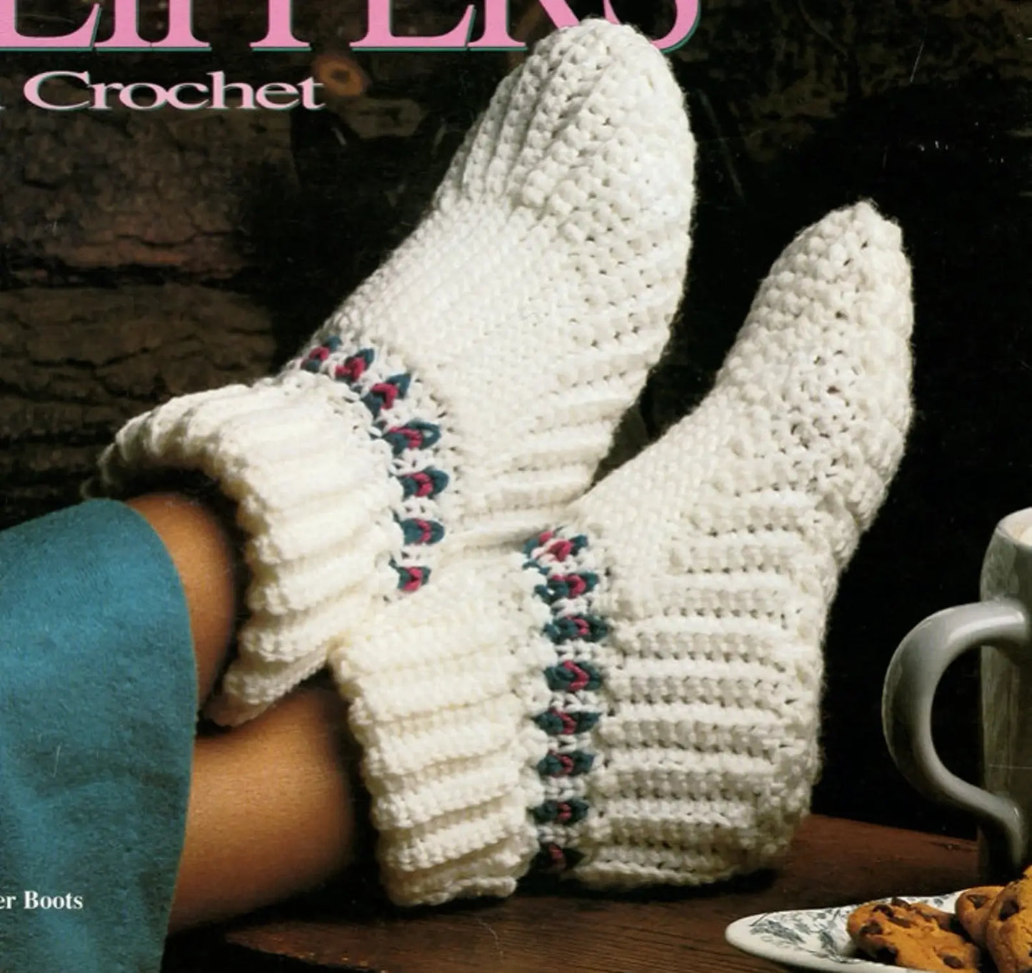 Warm House Slippers Socks Crochet Pattern - Crochetifies™