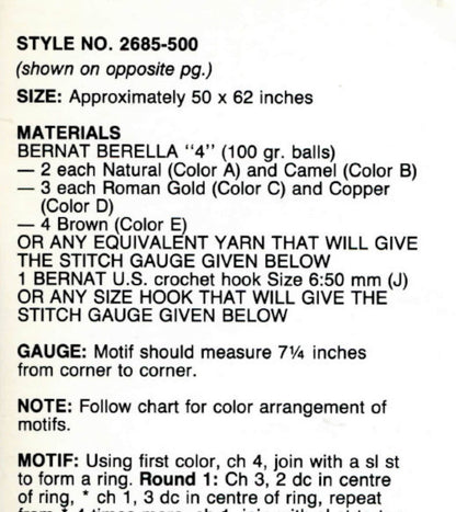 Hexagon Granny Squares Crochet Blanket Pattern