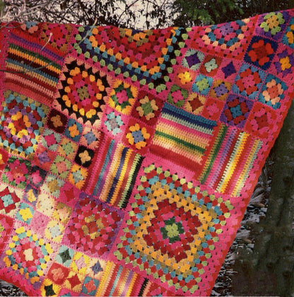 Granny Square Afghan Crochet Pattern - Crochetifies™