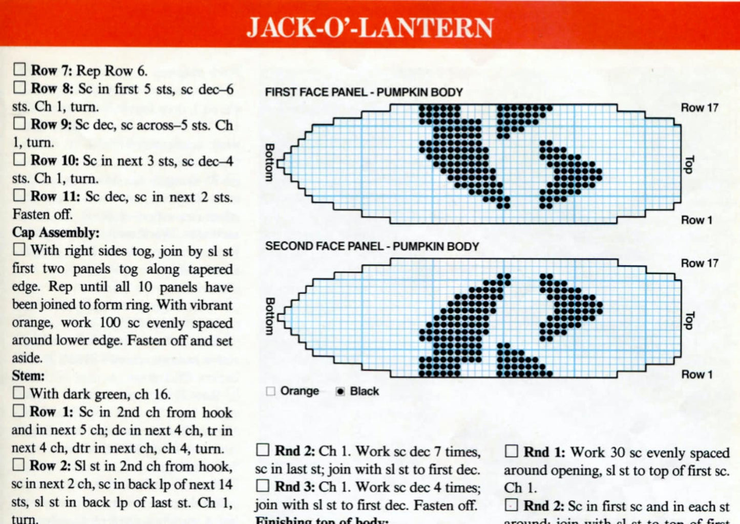 Pumpkin Crochet Pattern
