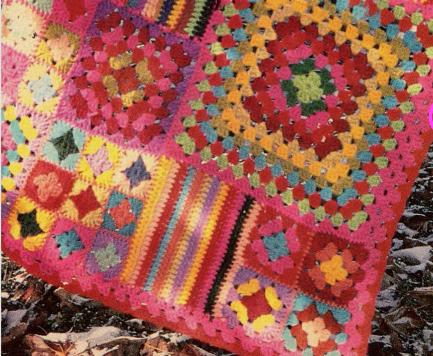 Granny Square Afghan Crochet Pattern - Crochetifies™