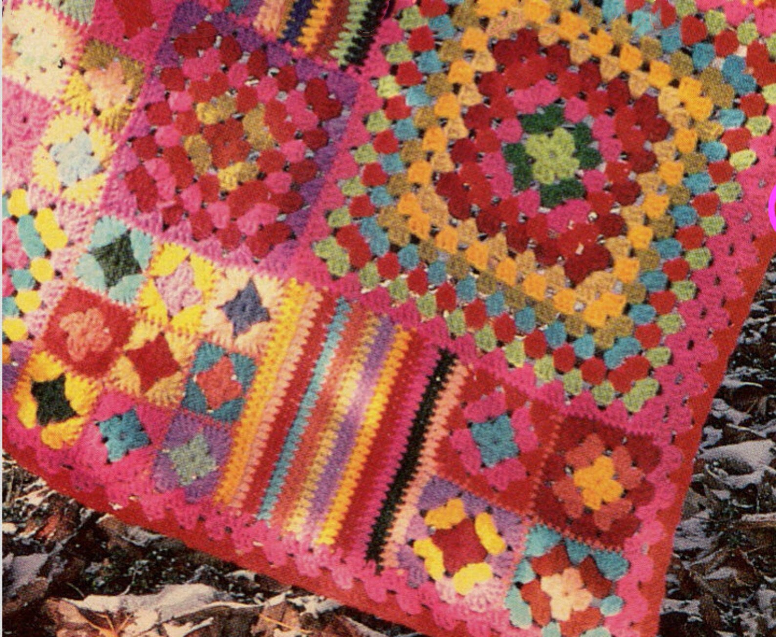 Granny Square Afghan Crochet Pattern - Crochetifies™