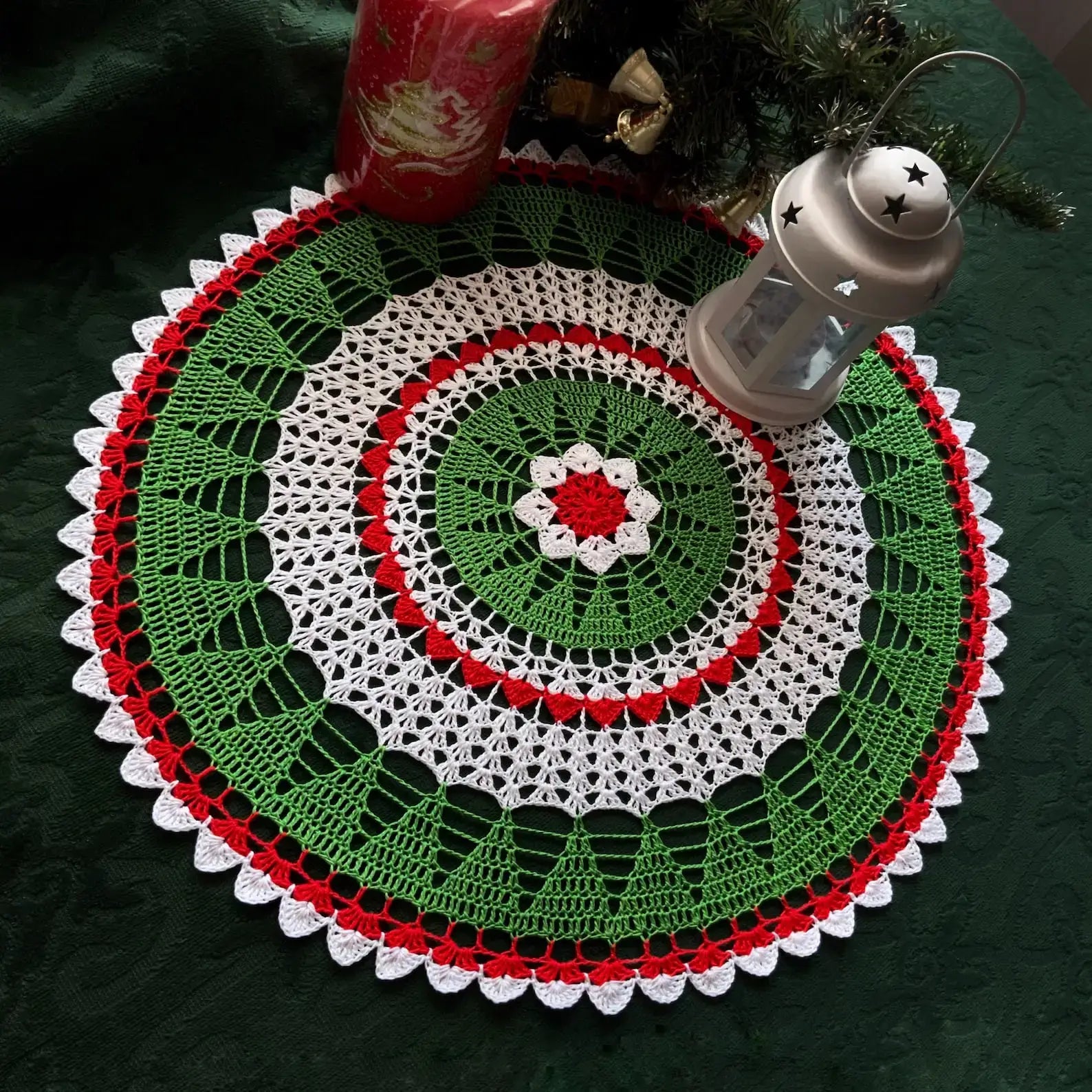 Christmas Doily Crochet Pattern - Crochetifies™