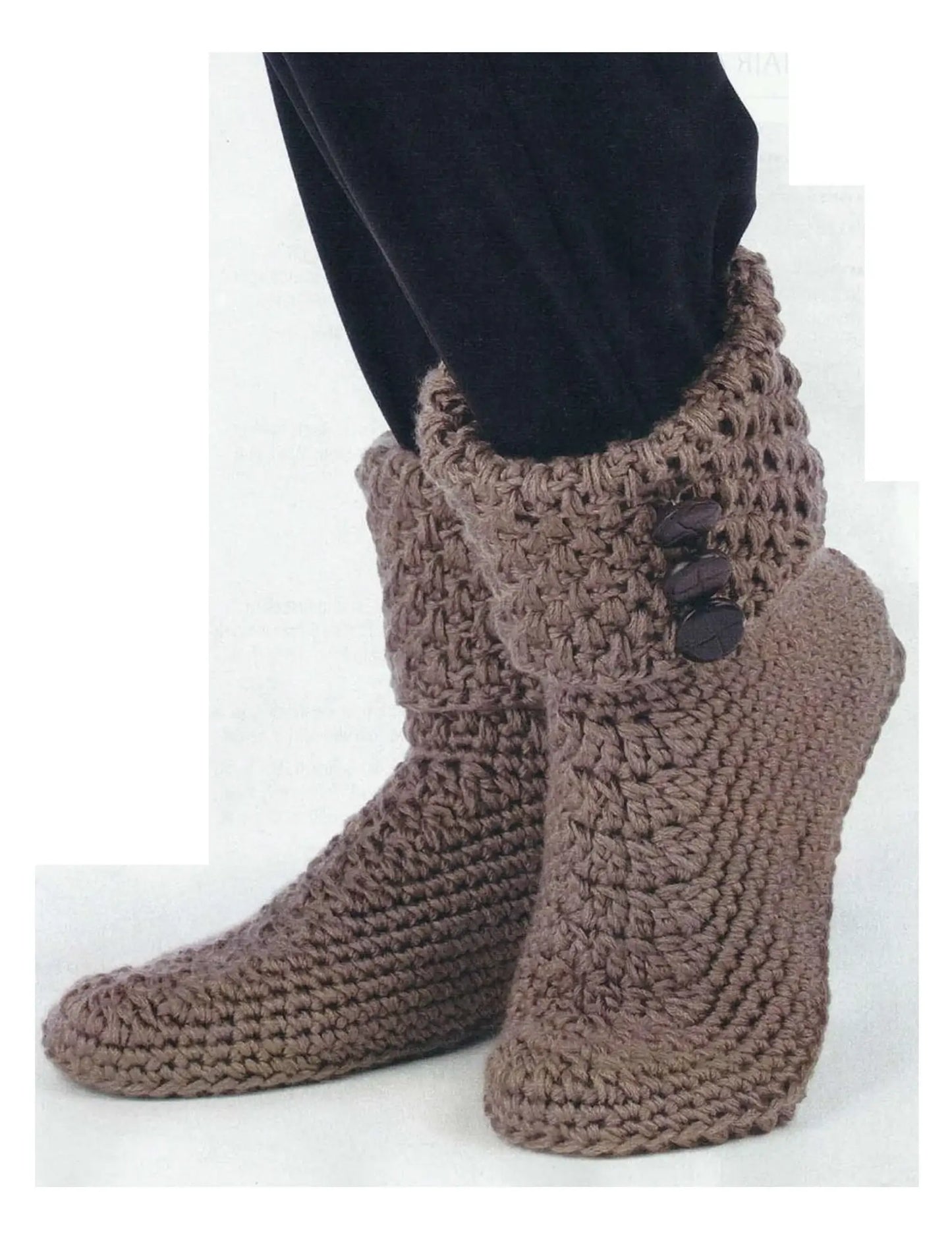 Button-Cuff Boots Crochet Pattern - Crochetifies™