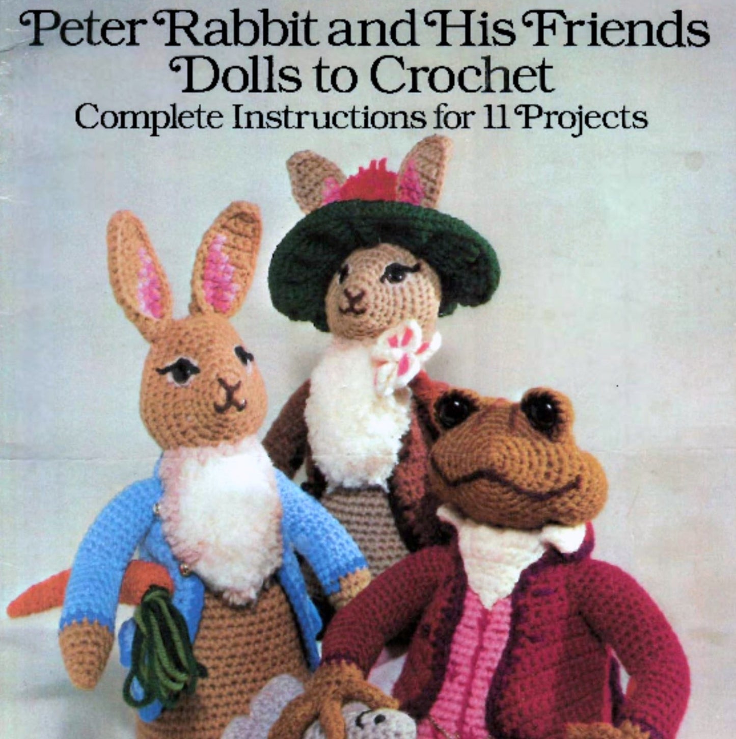 Beatrix Potter Peter Rabbit and Friends Vintage Crochet Pattern - Crochetifies™