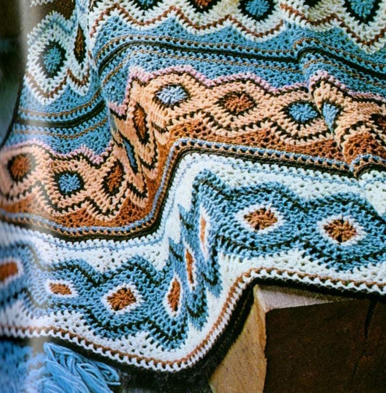 Navajo Afghan Crochet Pattern - Crochetifies™