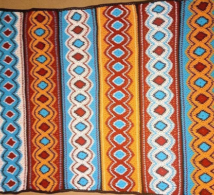 Navajo Afghan Crochet Pattern - Crochetifies™