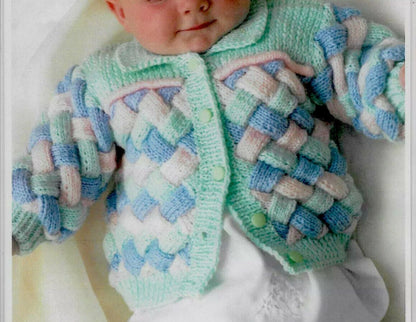 Jacket & Matinee Coat Baby Knitting Pattern - Crochetifies™